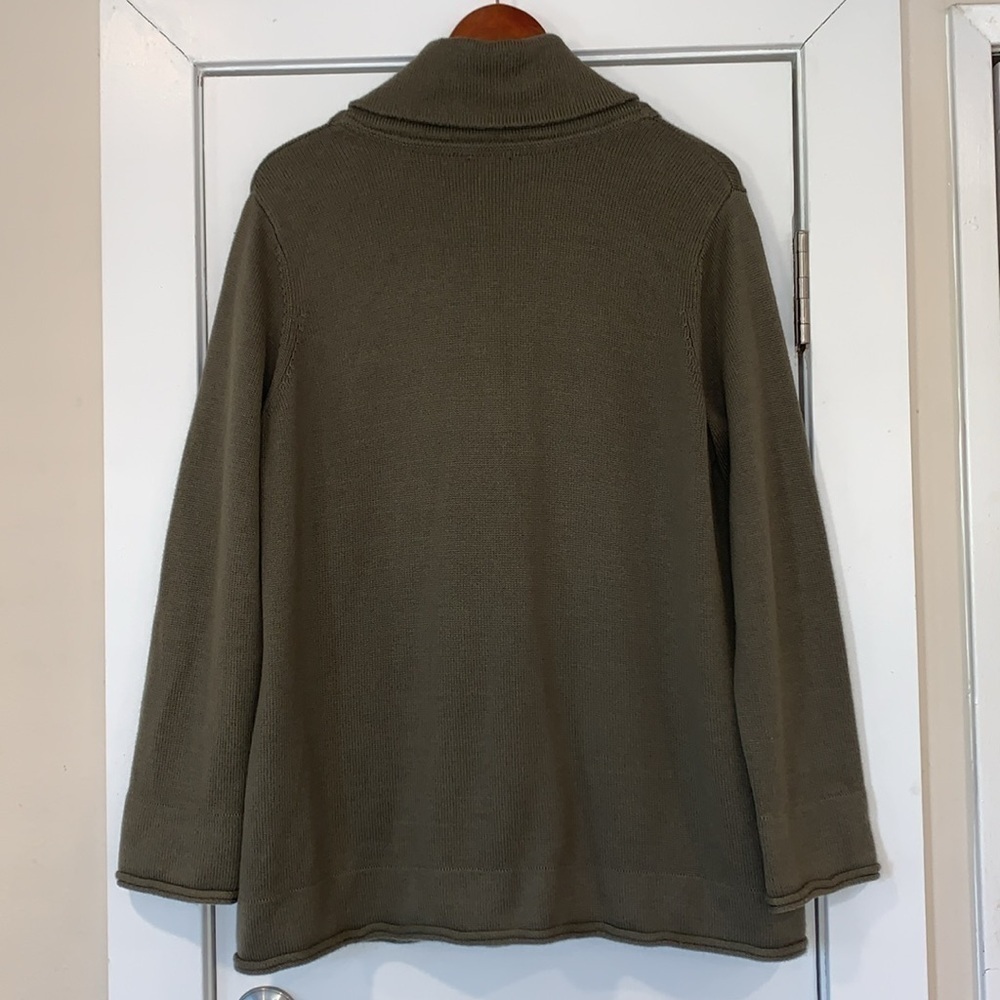 Vtg J. Jill Angora Blend Button Front Cardigan Sweater L - Picture 3 of 11